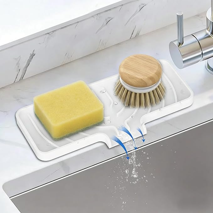 Silicone Sponge Holder for Kitchen Sink by JACZZO