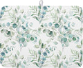 Sage Green Leaves Dish Drying Mats by Kawani