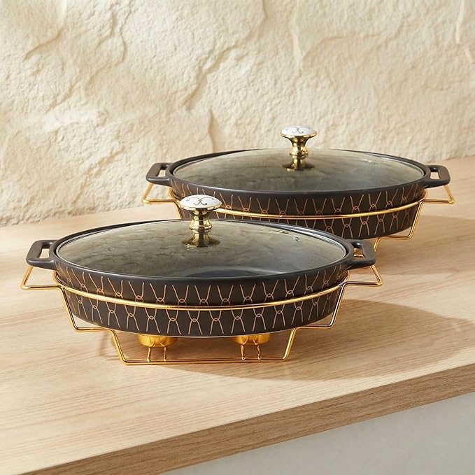 12" x 8" Ceramic Oval Casserole Dish - Image 6