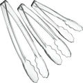 PlasticPro Clear Serving Tongs Combo Set by PLASTICPRO