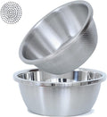 304 Stainless Steel Microporous Colander, 2QT Large Capacity by Paoli