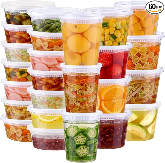 Lamosi 60 Sets Deli Containers by BuyNow