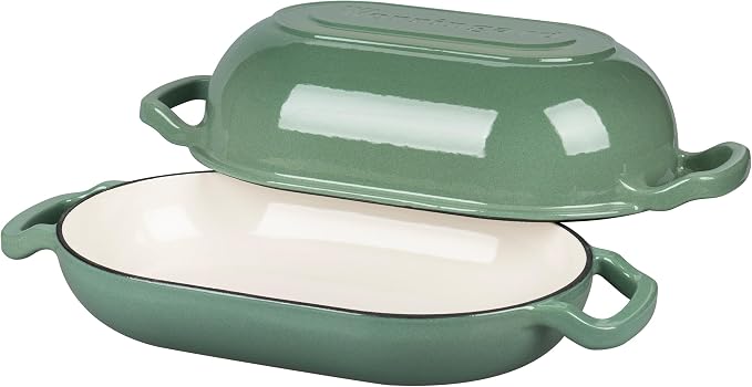 VORRINGARD Enameled Cast Iron Sourdough Bread Oven, Dutch Oven, Loaf Cast Iron - Image 5