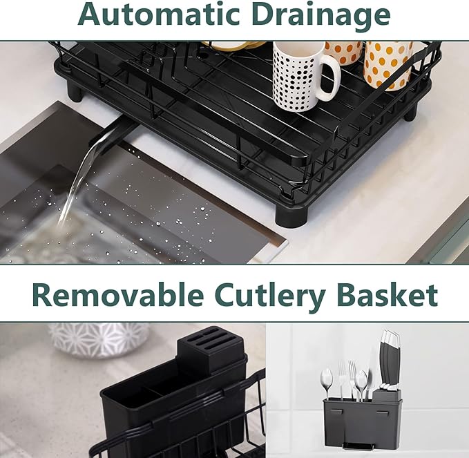 AIDERLY Iron Dish Drying Rack - Image 4