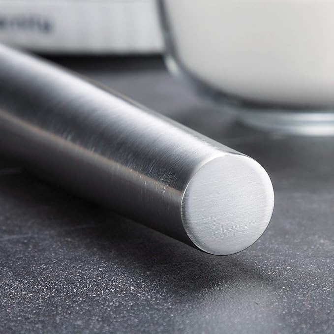 Stainless Steel Rolling Pin, Matte Finish 16.7 Inches, Berglander Rolling Pin - Image 5