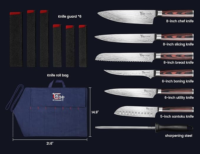 SYOKAMI 14pcs Chef Knife Set - Image 5