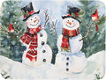 Winter Dish Drying Mat 18 x 24 Inch Xmas Snowman Pattern Dish Drying Pad by Unknown