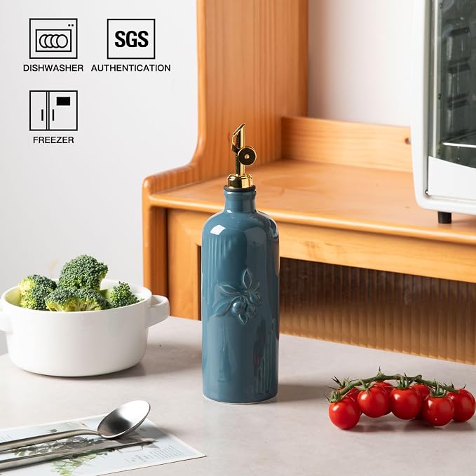 Sweejar Ceramic Olive Oil Dispenser Bottle - Image 4