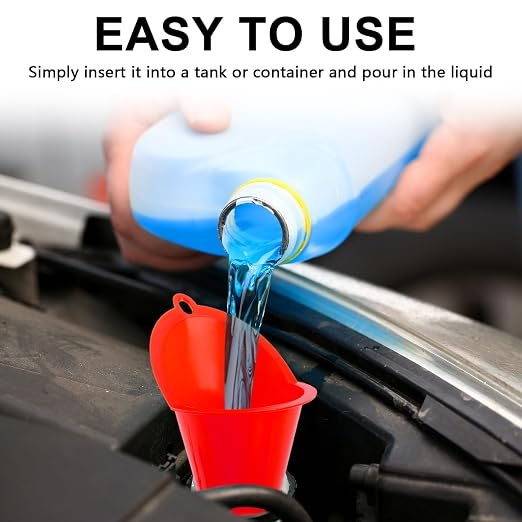 Long-Neck Oil Funnel for Automotive – Multi-Function Plastic Funnel for Oil - Image 6
