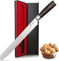 imarku 10 Inch Bread Knife for Homemade Bread Sourdough, German High Carbon by imarku
