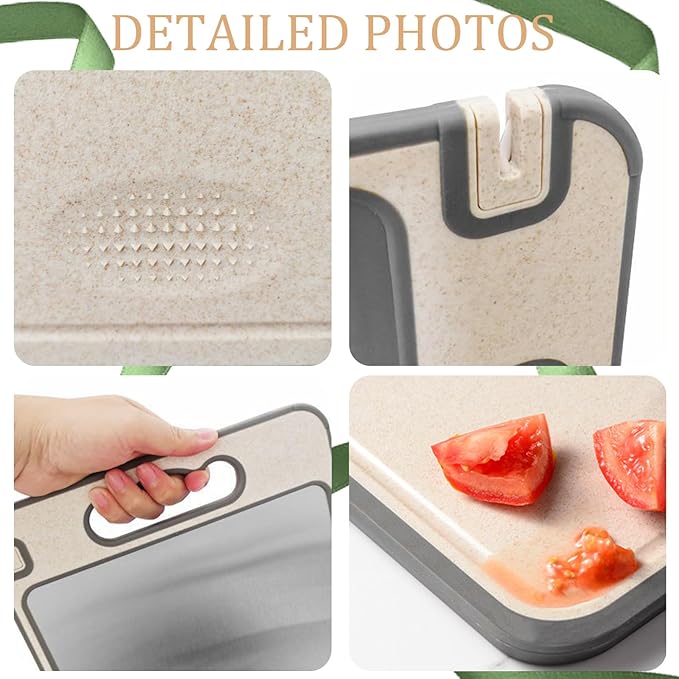 Tibo Cutting Board, 14.3"×9.8" Tibo Titanium Cutting Board - Image 7