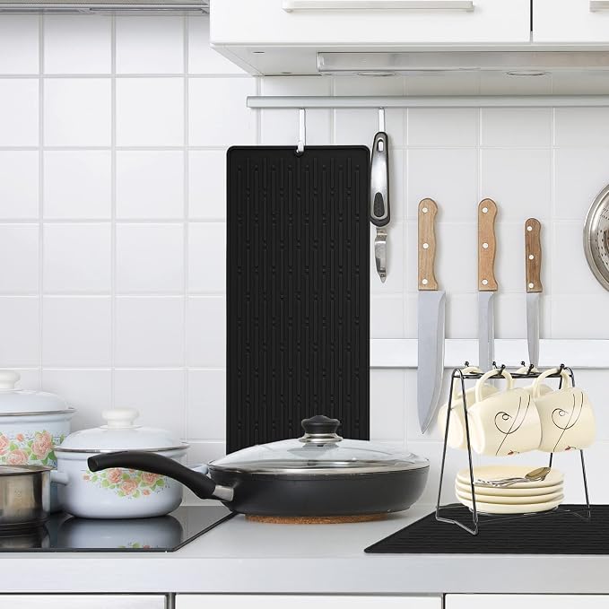 GeeRic Dish Drying Mats, Heat-resistant Silicone Mat - Image 7