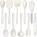 E-far 10 Pieces Silicone Cooking Utensils Set, Heat Resistant Kitchen Utensil by E-far