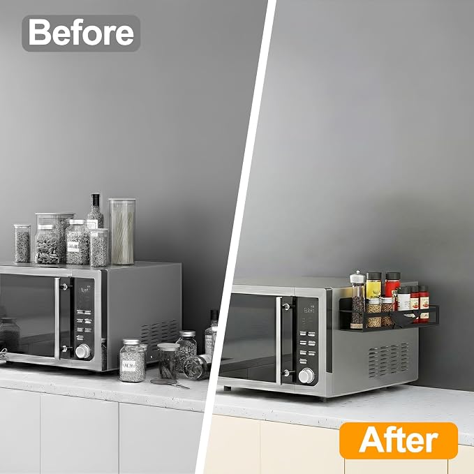 Magnetic Spice Rack for Refrigerator, Magnetic Shelf for Fridge Space Saving - Image 8