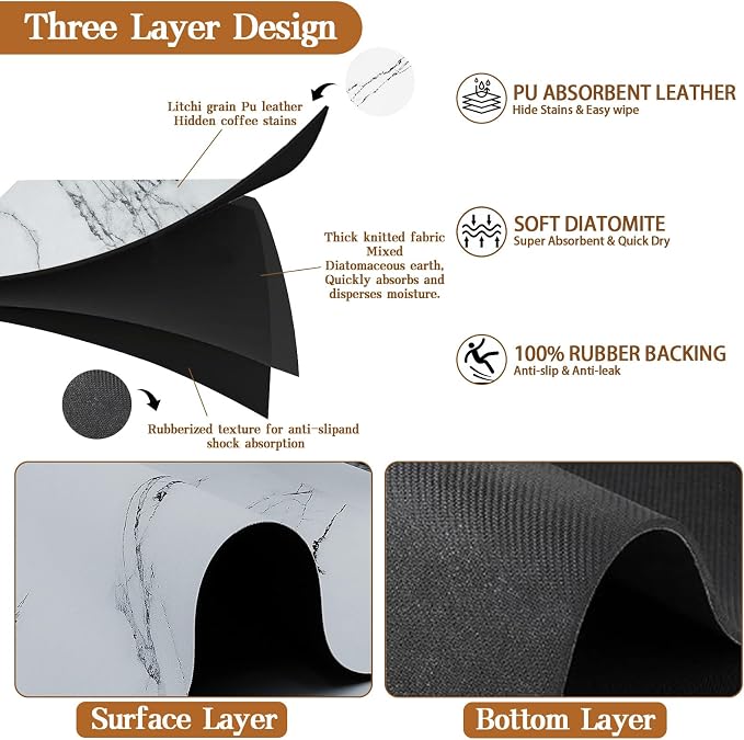 Dish Drying Mats for Kitchen Counter - Image 5