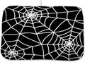 Halloween Spiderweb Dish Drying Mat 18 x 24 inch Halloween Scary Themed Black by AEIOAE