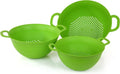 Mintra Home Plastic Strainer Colanders Set: 3, 3.5 and 5 Quart Double Strong by Mintra