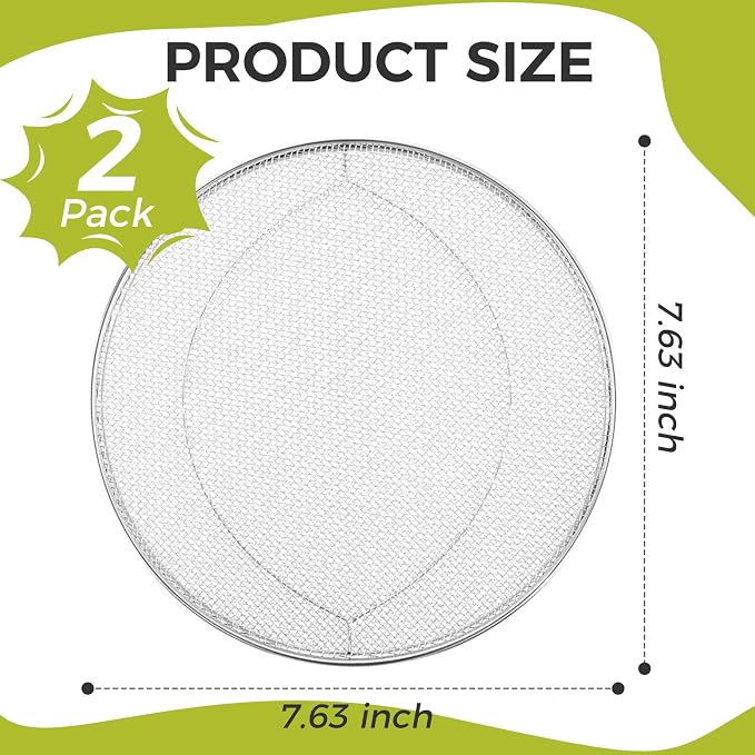 2 Pack Splatter Shield, Stainless Steel Splash Guard, Detachable Reusable - Image 7