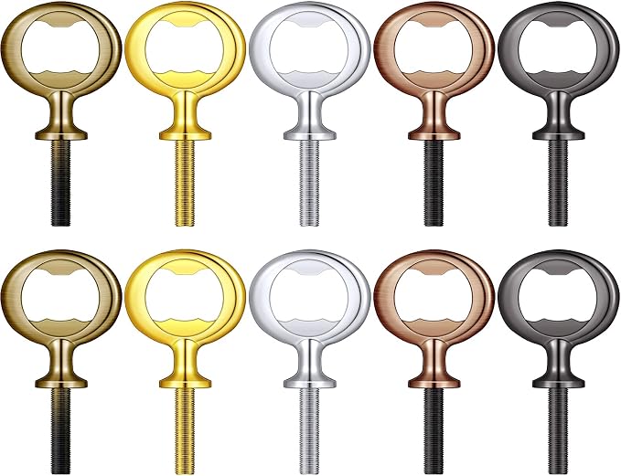 Patelai 10 Pieces Metal Bottle Opener Kit Blank Stainless Steel Bottle Opener by Patelai