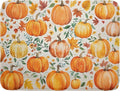 Fall Pumpkin Thanksgiving Dish Drying Mat by Aytipun