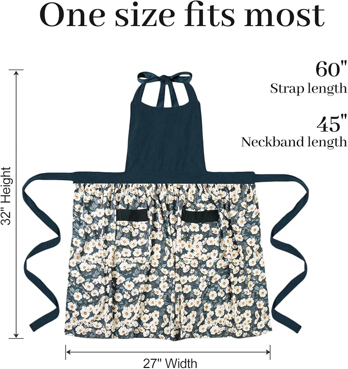 Cute Floral Aprons for Women - Image 6
