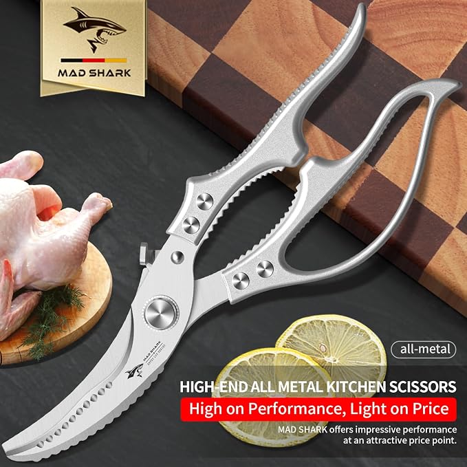MAD SHARK Heavy Duty Poultry Shears, Kitchen Shears - Image 8