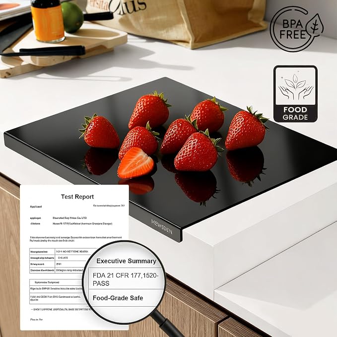 Black Cutting Boards for Kitchen, Acrylic Cutting Board - Image 4