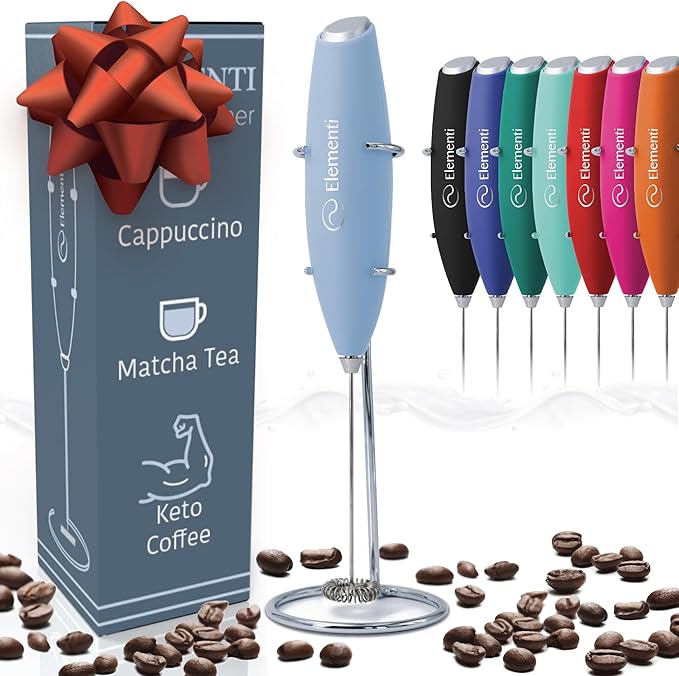 Elementi Electric Milk Frother Handheld by Elementi