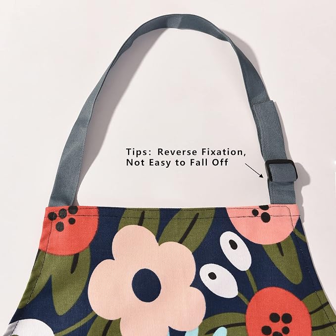 2 Pack Floral Apron for Women - Image 5