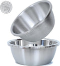 304 Stainless Steel Microporous Colander, 1.5QT Large Capacity by Paoli