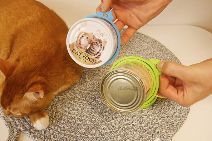 Comtim Pet Food Can Lids, Silicone Can Covers - Image 2