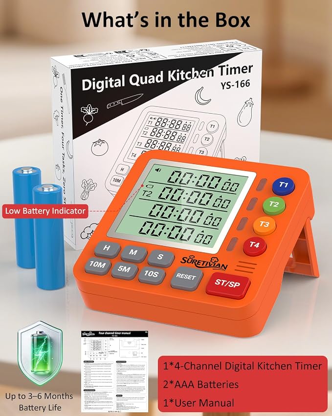 Digital Kitchen Timer for Cooking - Image 8