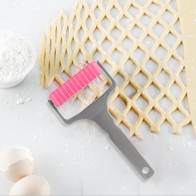 Pastry Lattice Roller Cutter, Pastry Cutter Roller DIY Baking Tool - Image 7