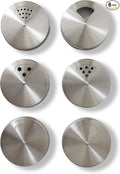 Mason Jar Shaker Lids Stainless Steel – Adjustable Spice & Seasoning Dispenser by Unknown