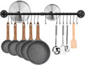 Toplife 39.4 inch Pot Rack, Kitchen Wall Mounted Detachable Pan Lid Utensils by Toplife