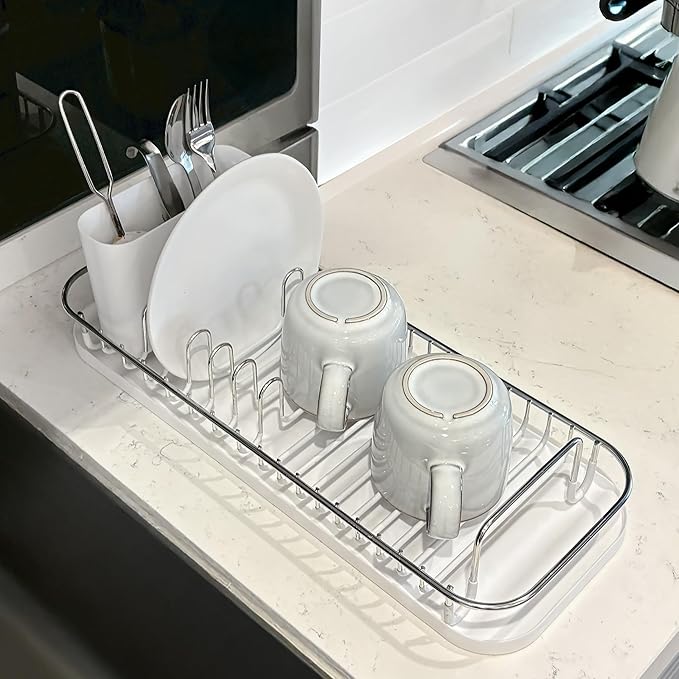 SunnyPoint 304 Stainless Steel NeverRust Compact Dish Drying Rack - Image 2