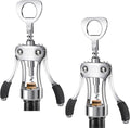 KORCCI Wine Opener, Heavy-Duty Zinc Alloy Wing Corkscrew, Premium Beer Bottle by KORCCI