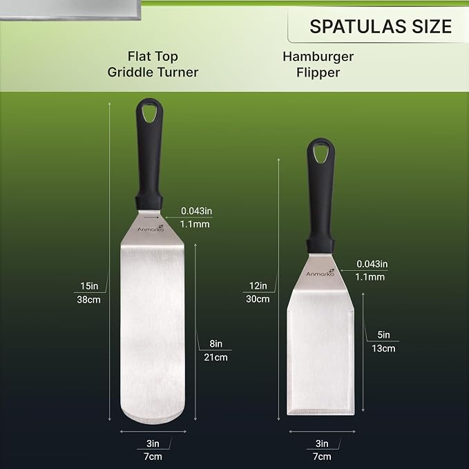 Metal Spatula Stainless Steel and Scraper - Image 9