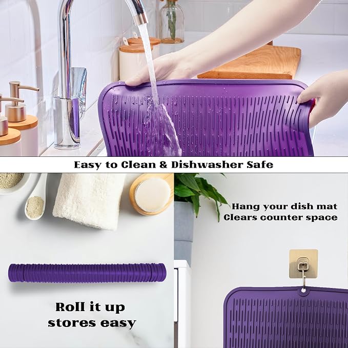 ZLR Large Silicone Dish Drying Mat - Image 4