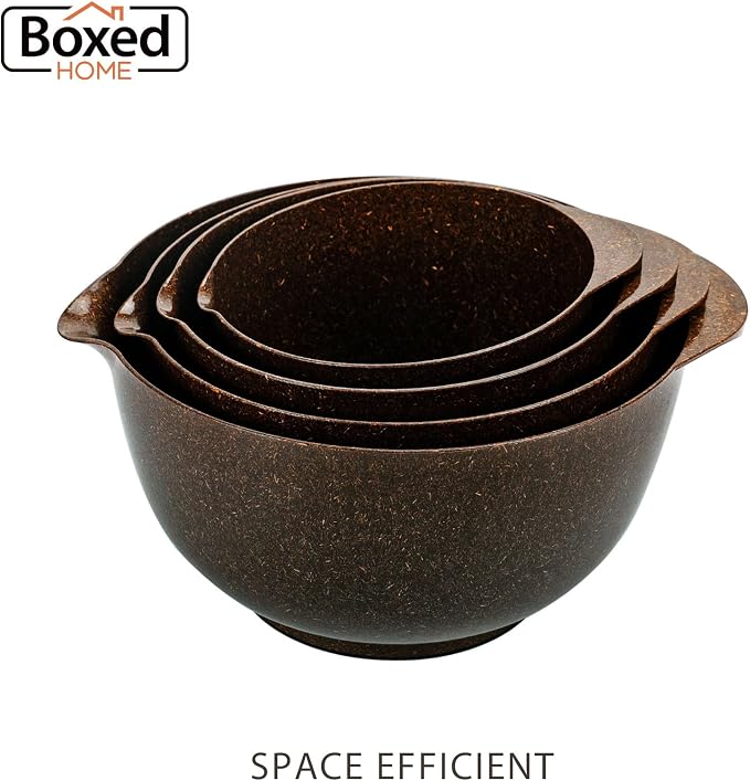 BoxedHome 4 Quart Large Plastic Mixing Bowls, Microwave Safe Mixing Bowl Set - Image 6