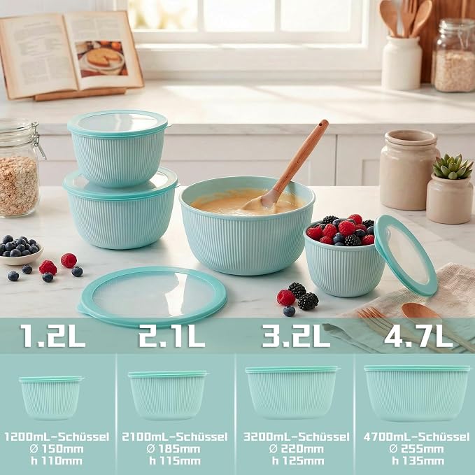 BoxedHome Mixing Bowls with Lids - Image 9