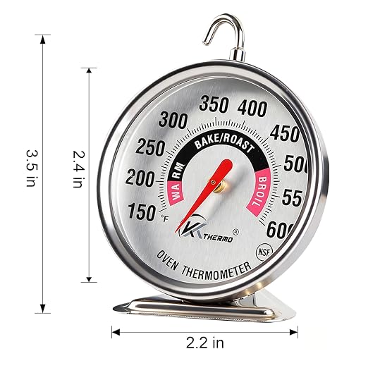 Oven Thermometer 150-600°F Pro Accurate Oven Temperature Gauge - Image 2