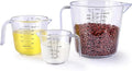 Measuring Cup Set, HIA 3PCS Plastic Liquid Measuring Cups by Unknown