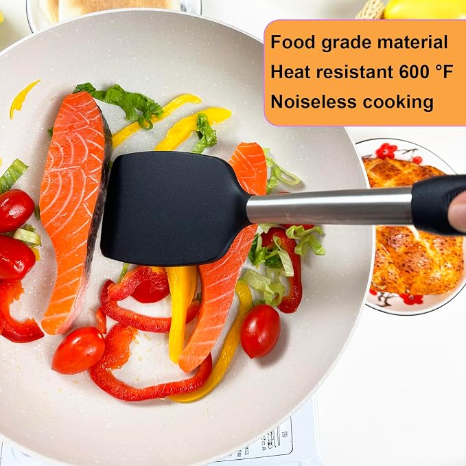 KLAQQED Spatula Set Silicone Heat Resistant - Image 6
