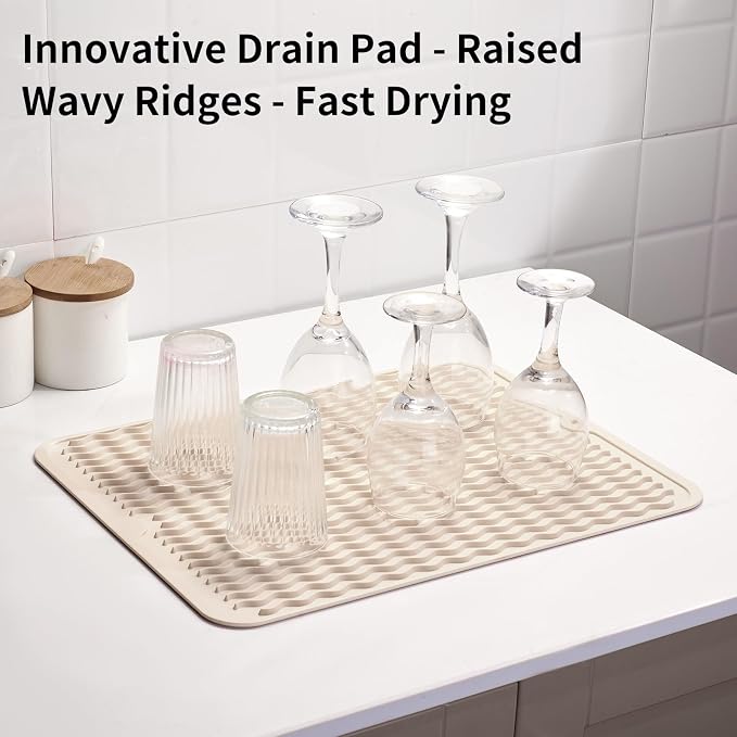 ZLR Silicone Dish Drying Mat & Heat Resistant Trivet - Image 8