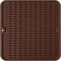 Silicone Dish Drying Mat, Non-Slip Easy Clean Sink Mat Large Heat-resistant by MODENGKONGJIAN