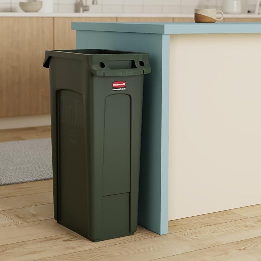 Rubbermaid Commercial Products Slim Jim Trash/Garbage Can - Image 2