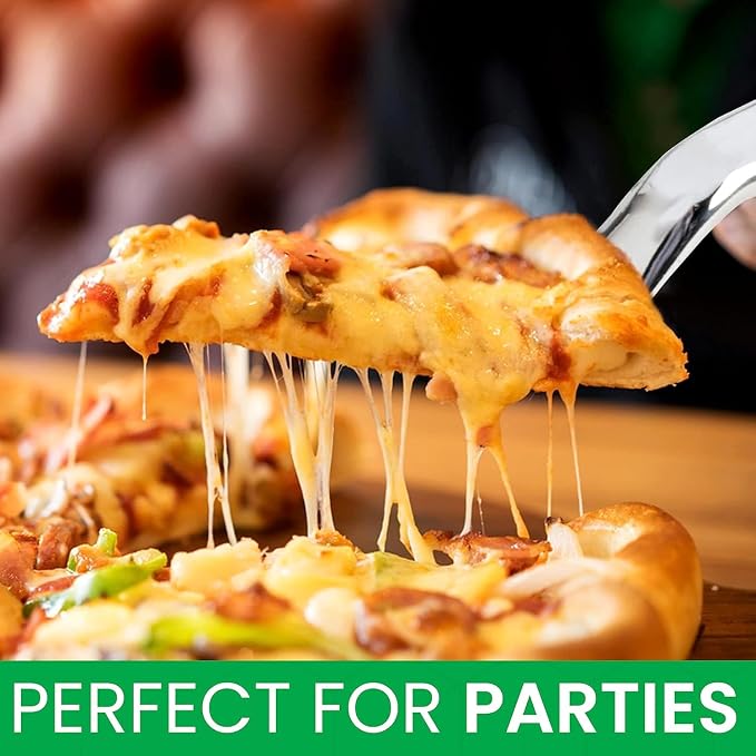 PARTY BARGAINS Silver Plastic Cake Cutter, 10 Inch Classic Disposable Cake - Image 7