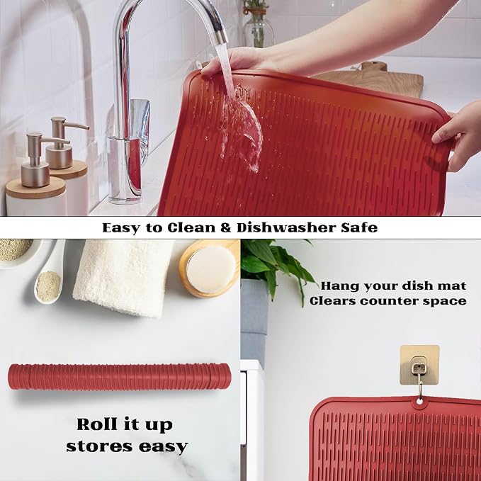 ZLR Large Silicone Dish Drying Mat - Image 4