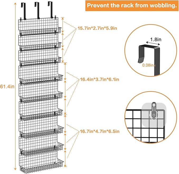 JKsmart 9-Tier Spice Rack Organizer - Image 7